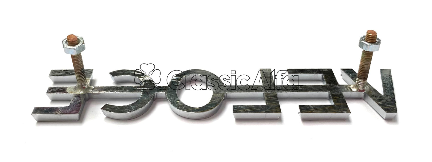 101-604 VELOCE BADGE FOR REAR OF 101 1600 SPIDER VELOCE