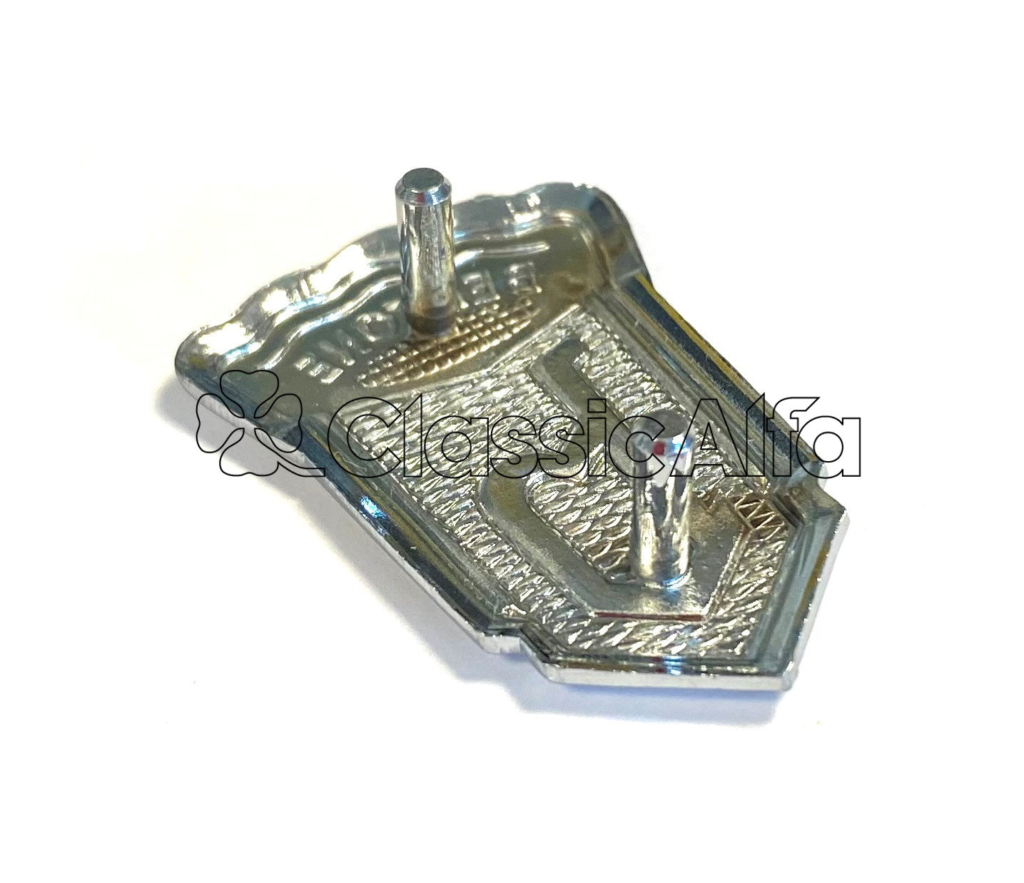 101-606 BERTONE B BADGE - SILVER