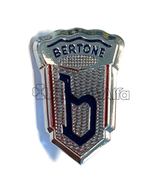 101-606 BERTONE B BADGE - SILVER