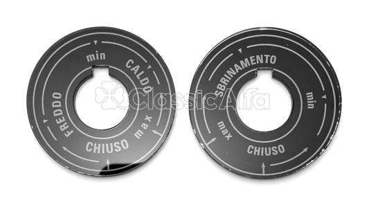 2600-258 HEATING CONTROL DIALS 2600 SPIDER