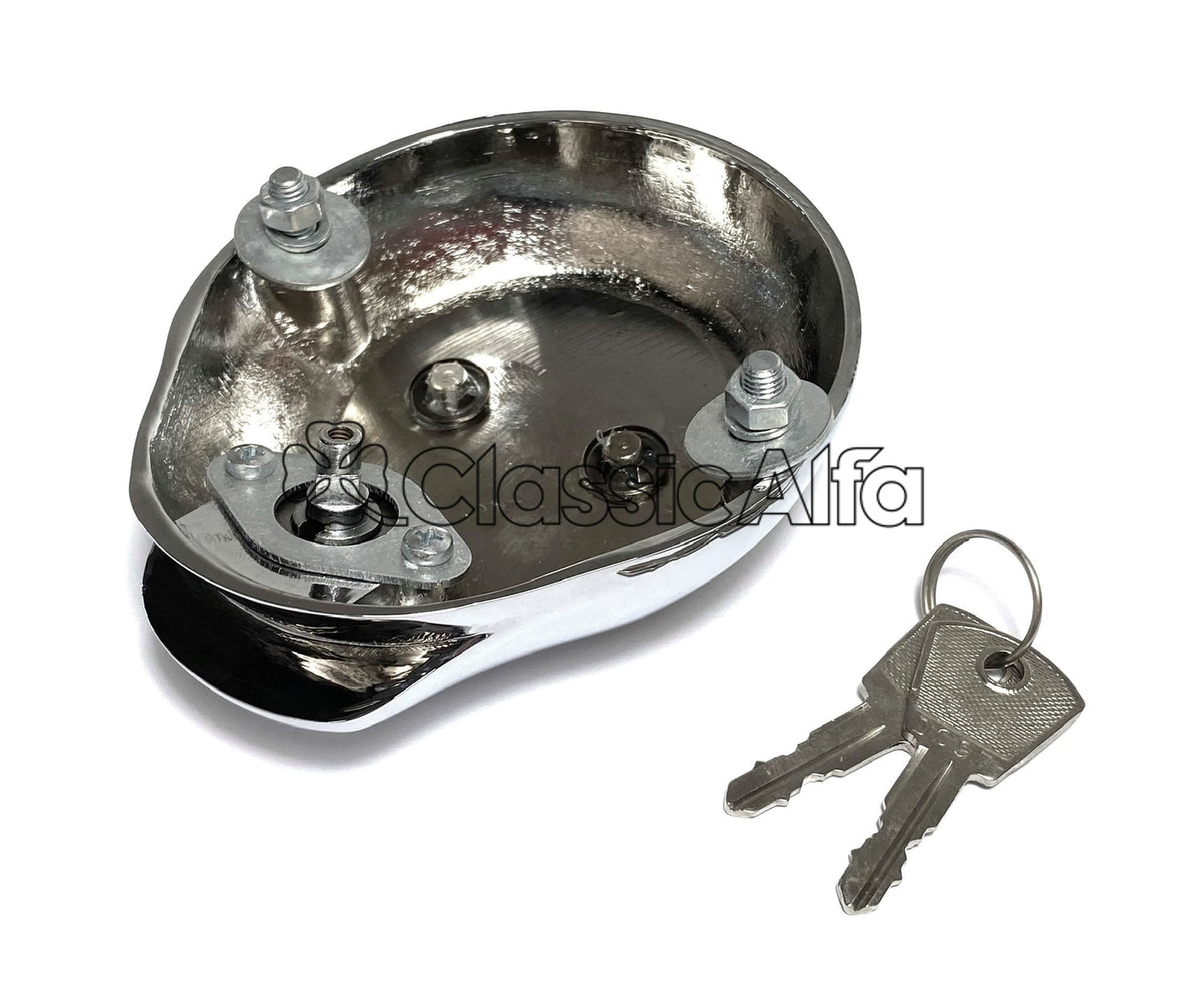 750-103 SPIDER BOOTLID CHROME LOCK ASSEMBLY 750 & 101