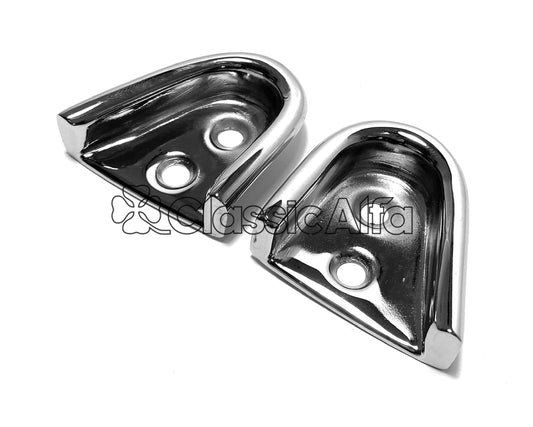 750-136 DOOR BUFFER RECEIVER CHROME PAIR- 750 & 101 SERIES SPIDER