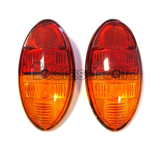 750-309/2 REAR LIGHT LENS EURO STYLE EARLY 750 SPIDER USA MODELS -PAIR
