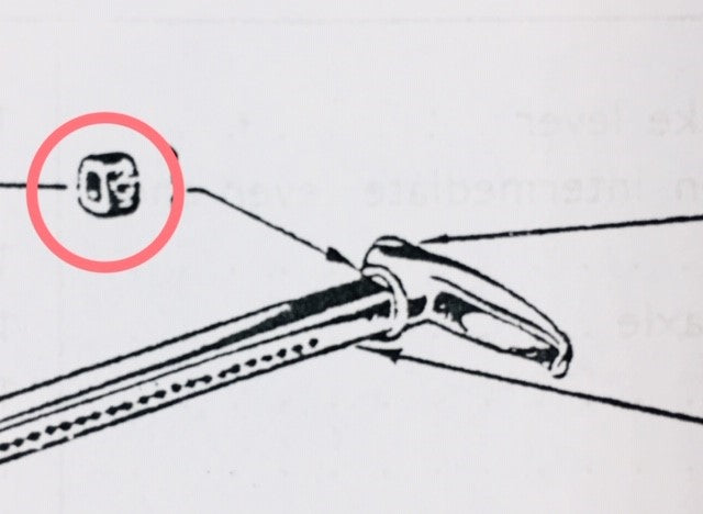 750-321 HANDBRAKE LEVER BUFFER