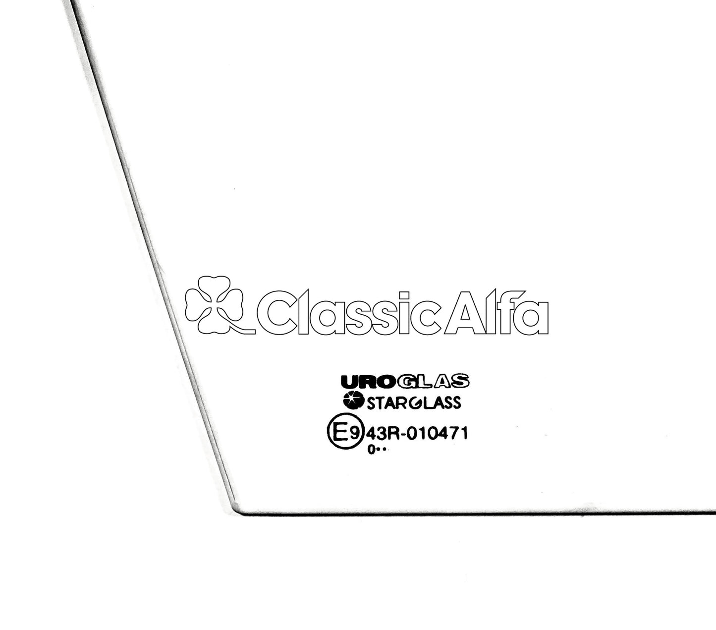 750-334 GIULIETTA SPIDER DOOR GLASS