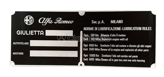 750-622 CHASSIS & ENGINE TYPE PLATE - 750 & EARLY 101 SERIES