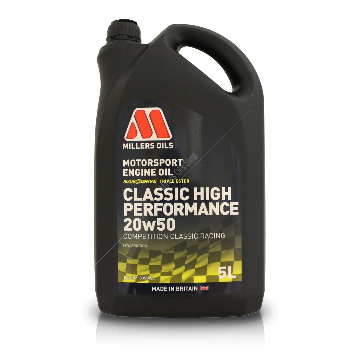 AC015 MILLERS SYNTHETIC OIL 20W-50 - 5 LITRES