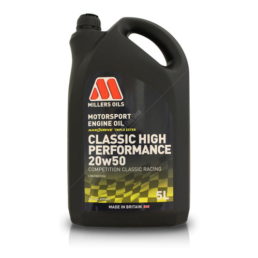 AC015 MILLERS SYNTHETIC OIL 20W-50 - 5 LITRES