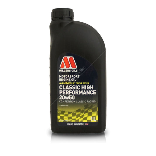 AC016 MILLERS SYNTHETIC OIL 20W-50 - 1 LITRES