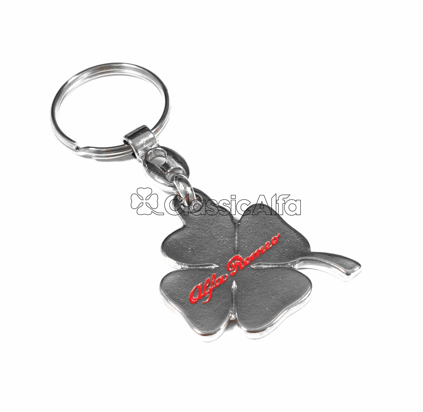 AC047 CLOVER ENAMEL KEYRING