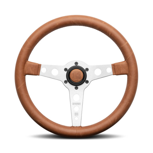 AC091 MOMO PROTOTIPO HERITAGE STEERING WHEEL - TOBACCO