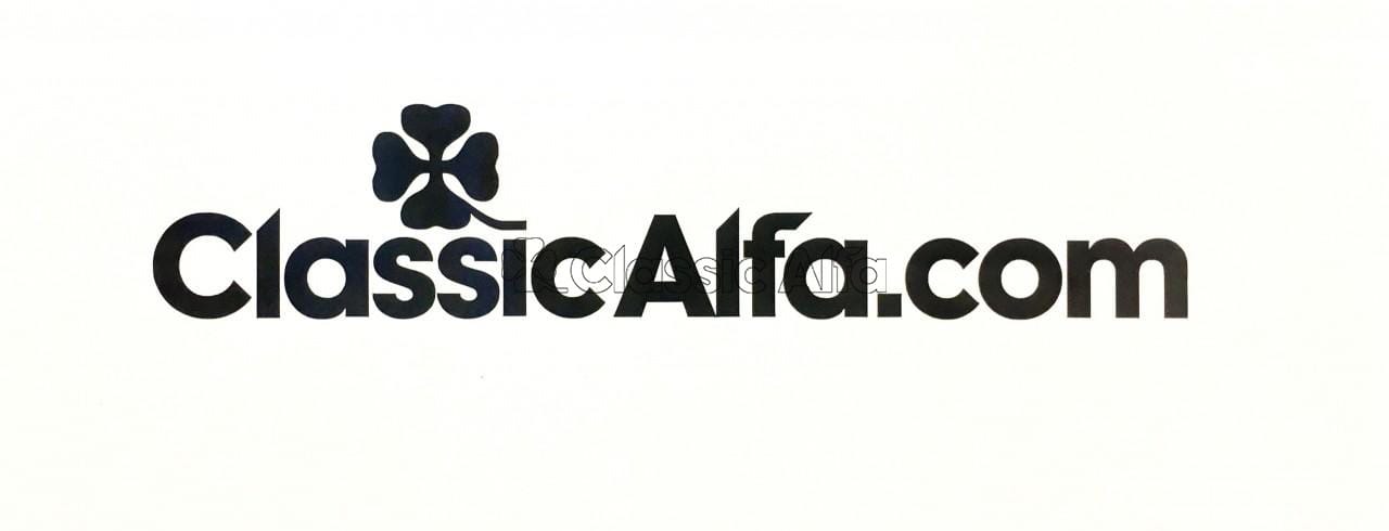 AC121 CLASSIC ALFA STICKER BLACK