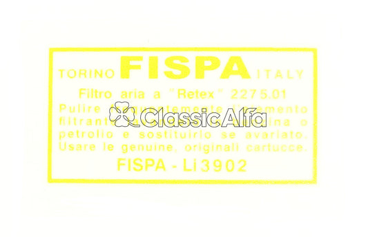 AC133 FISPA AIRBOX DECAL LI3902
