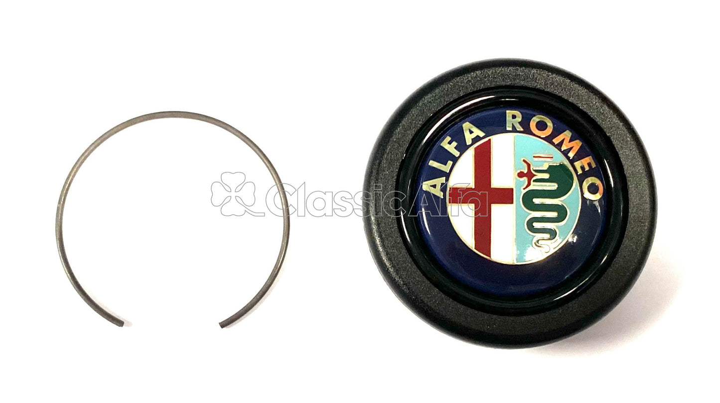 AC165/1 HORN PUSH BUTTON TO FIT MOMO STEERING WHEEL HUBS - NON MILANO