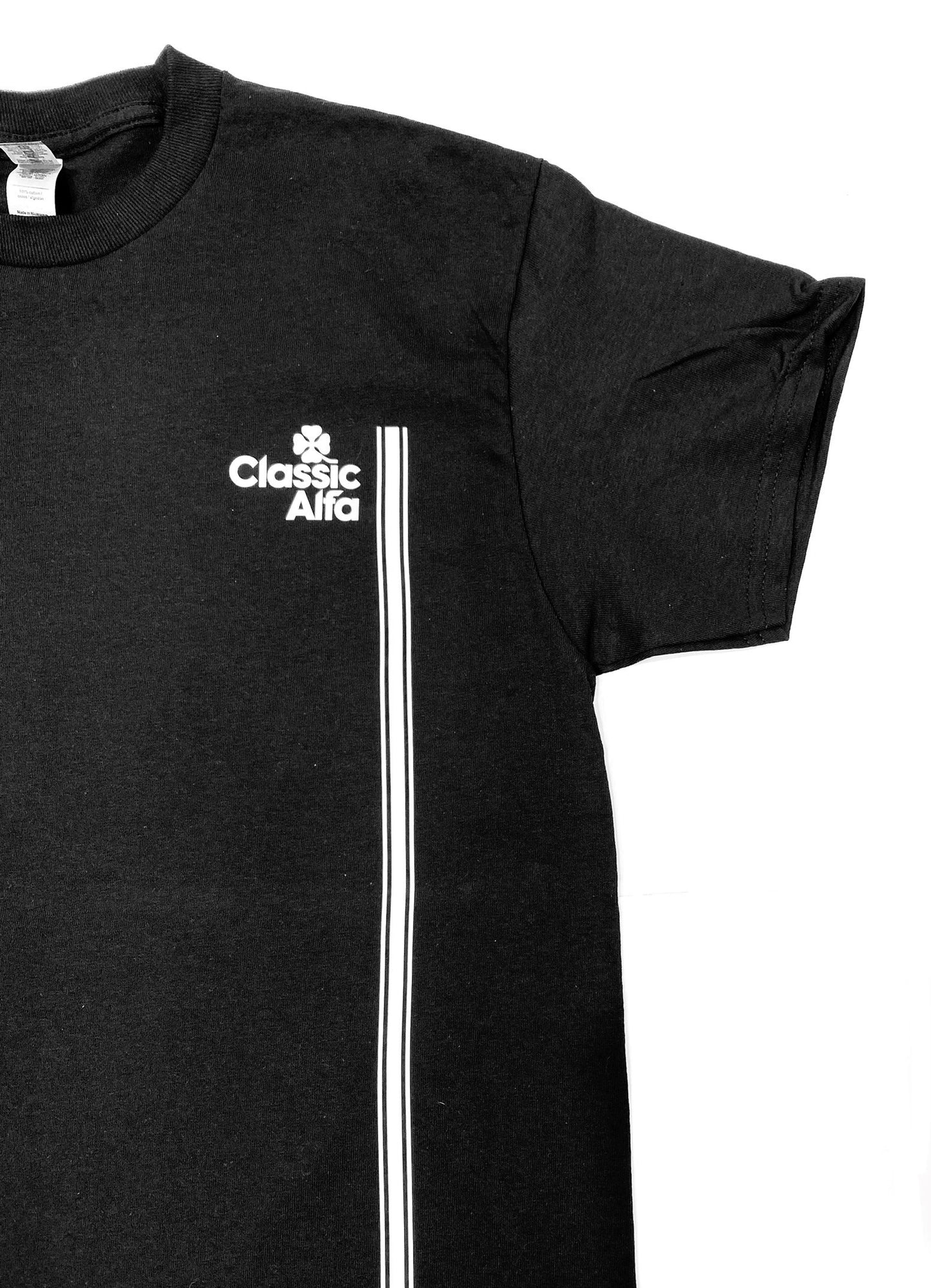 AC502 CLASSIC ALFA T-SHIRT - BLACK