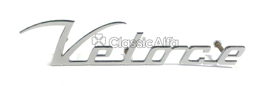 BG015 SPRINT GTV VELOCE BACK PANEL SCRIPT BADGE