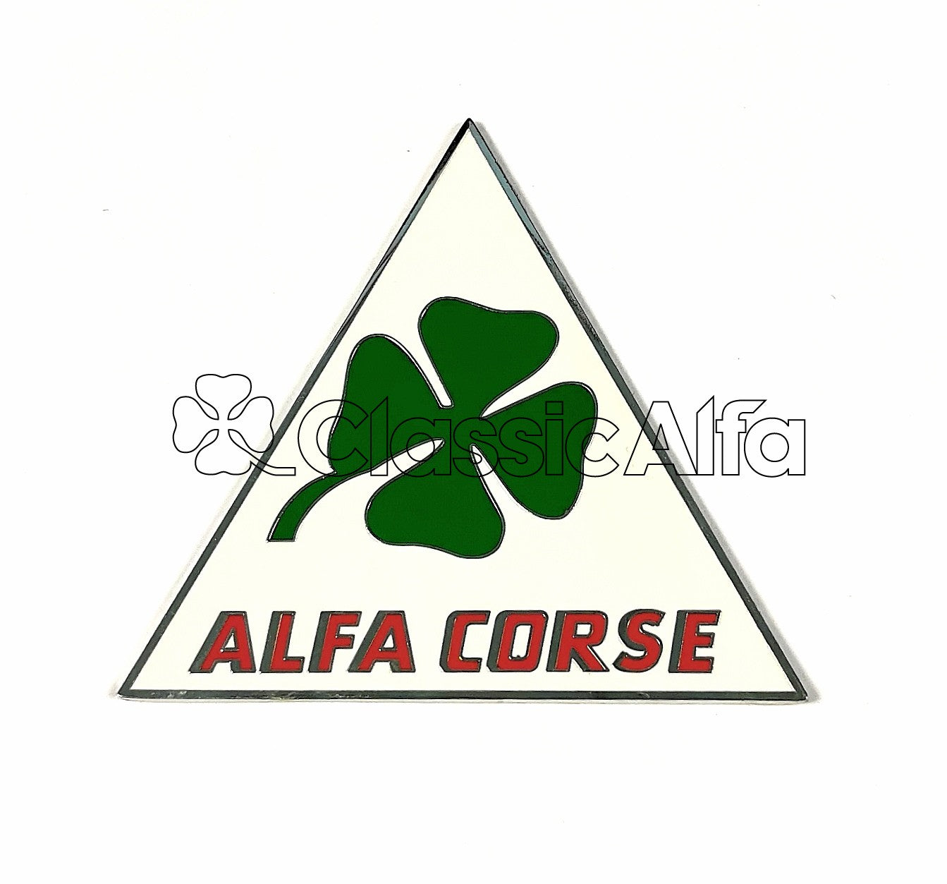 BG036/1 ENAMEL CLOVER "ALFA CORSE" (72mm)