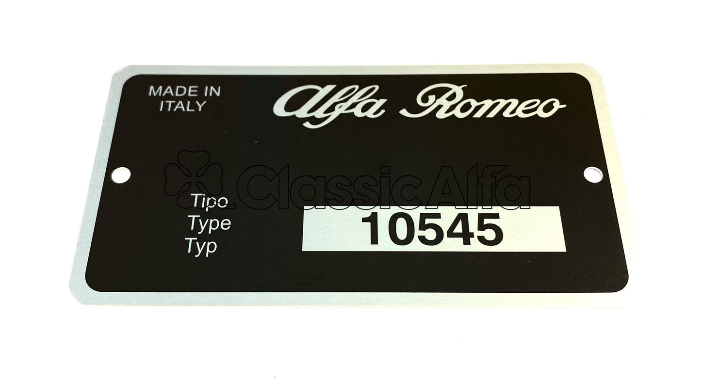 BG051 TYPE PLATE 105.45