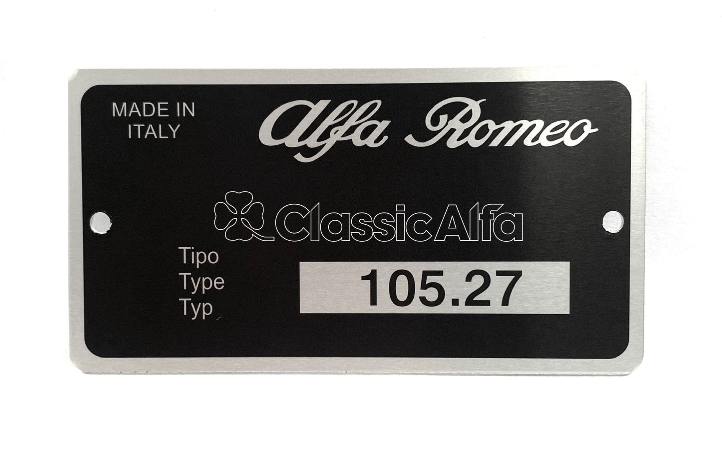 BG061 TYPE PLATE 105.27