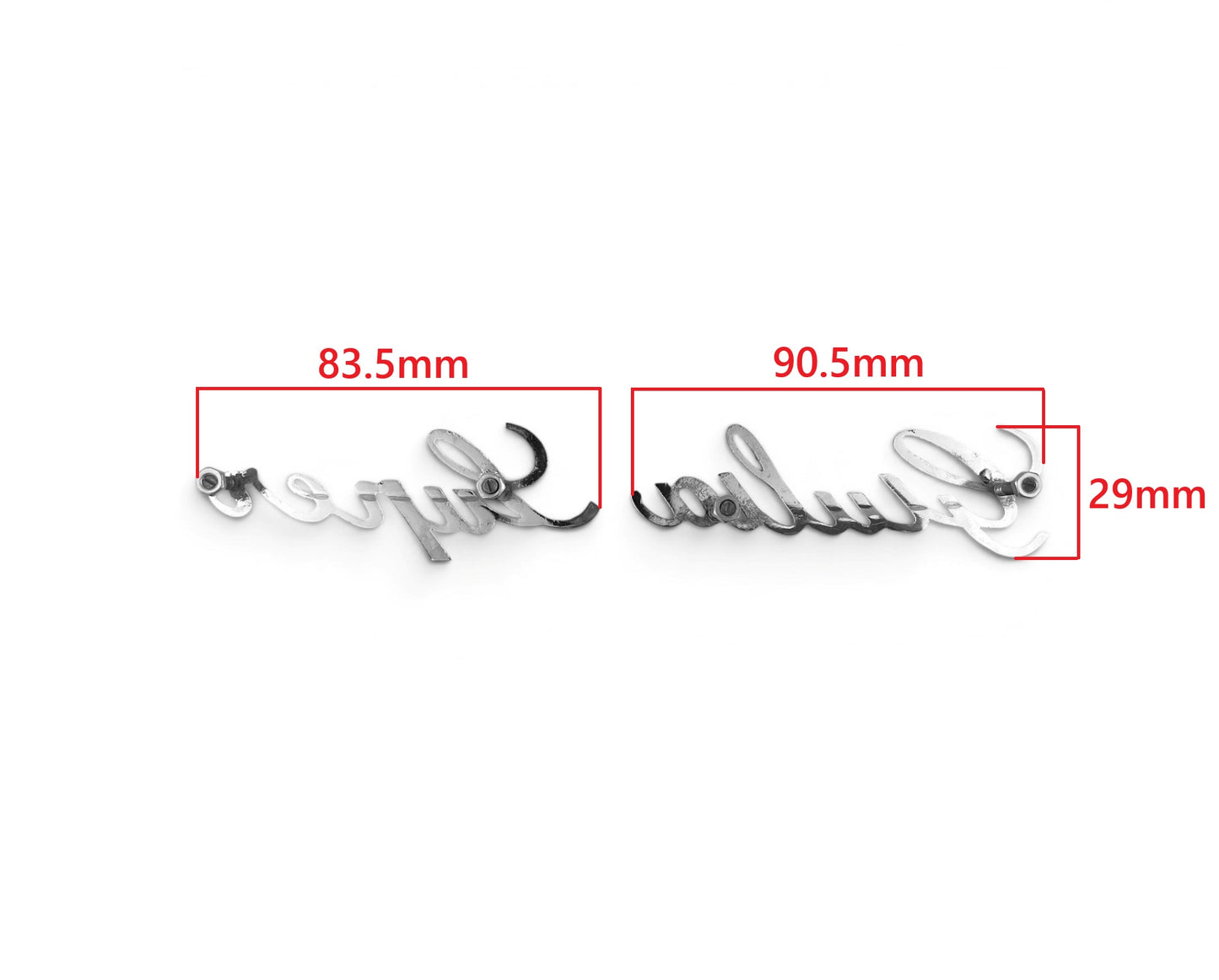 BG098 GIULIA SUPER SCRIPT BADGE
