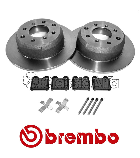 BR517 BREMBO REAR BRAKE DISC & PADS SET ATE CALIPERS