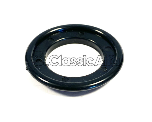 CH047 CIRCULAR BLACK PLASTIC HANDLE BACKING
