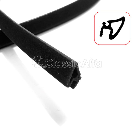 D0408 WINDOW FELT STRIP 100CM ALFETTA GTV FRONT DOOR.