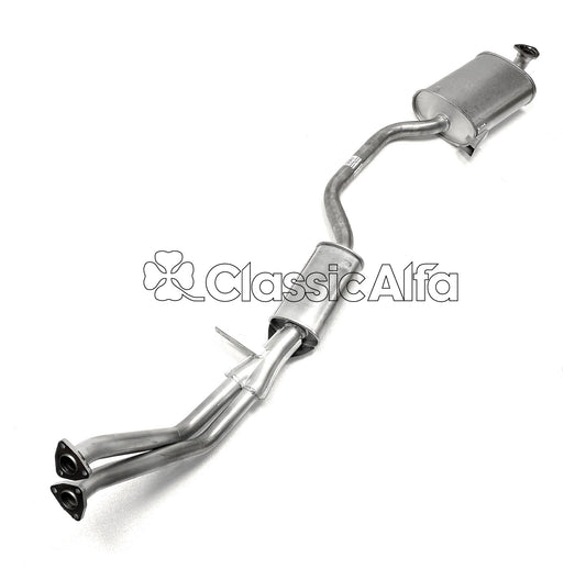 EX033 FRONT & MIDDLE EXHAUST SECTION - INJECTION SPIDERS 1989 ON