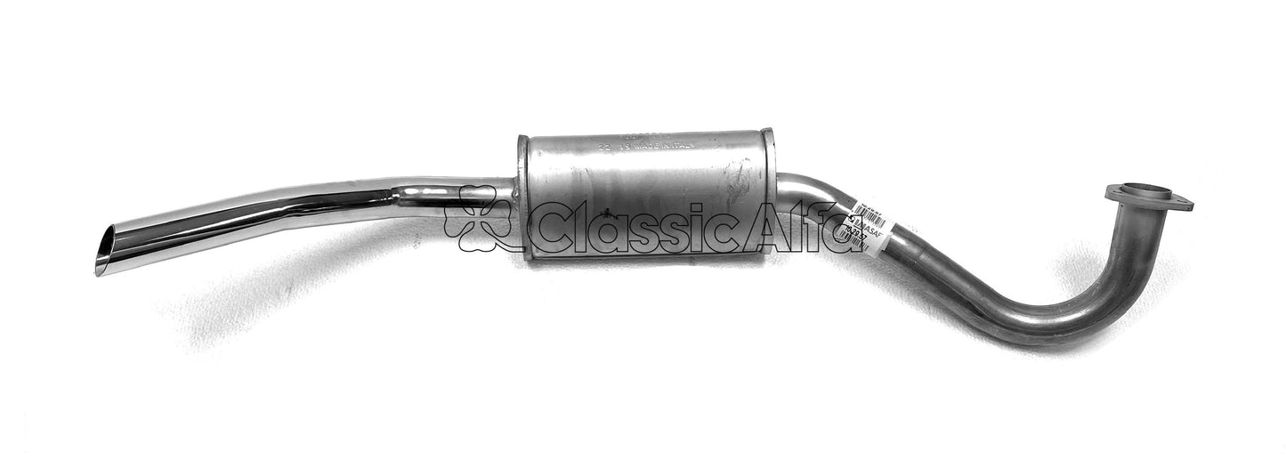 EX048 REAR EXHAUST SECTION - ALL BERLINA SALOONS 1750 & 2000