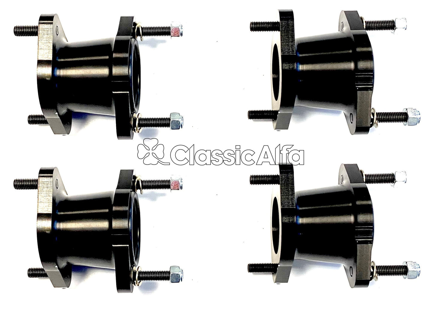 FL018 SOLID ALUMINIUM CARBURETTOR MOUNTS - 45mm, LONG LENGTH