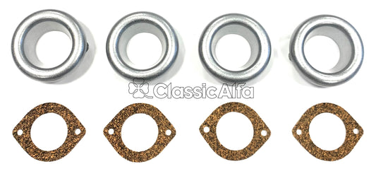 FL047 PIPERCROSS 45MM CARBURETTOR RAM PIPES - SET OF 4