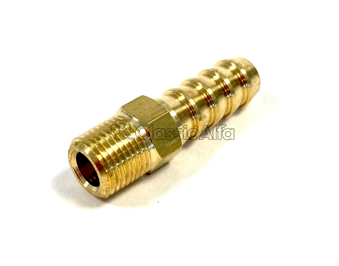 FL063/2 FACET SILVER TOP PUMP STRAIGHT HOSE FITTING