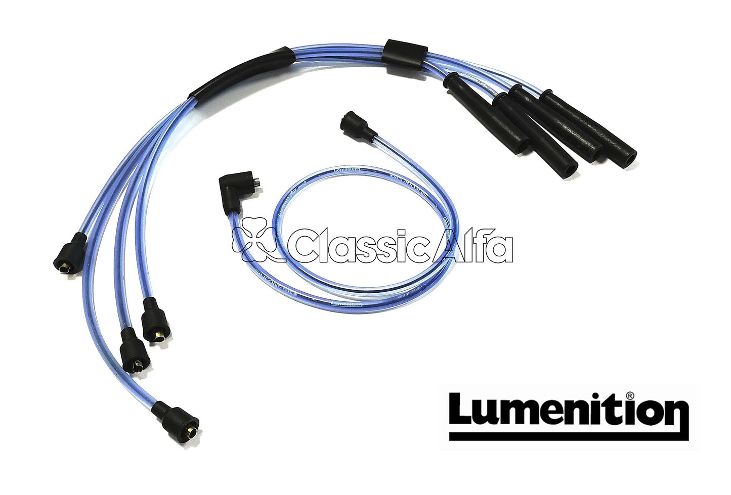 IG006 LUMENITION SILICONE BLUE PERFORMANCE IGNITION LEAD SET- 1969-84 CARS