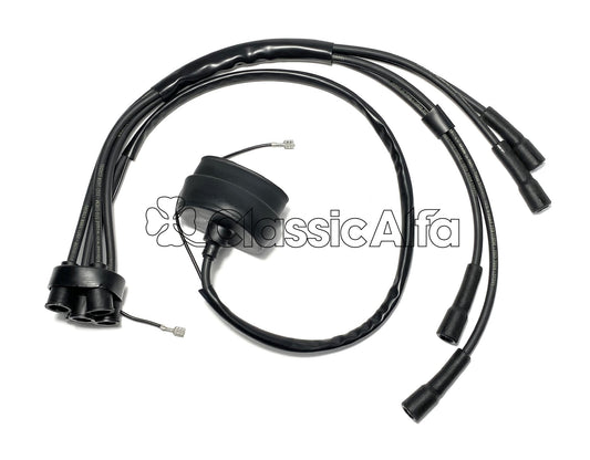 IG061 HT LEAD SET - LATE TYPE IN BLACK SILICONE