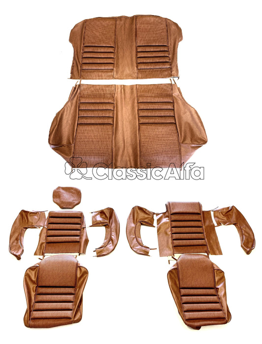 IN019 1750GTV MK 1 FULL SET OF SEAT COVERS - BROWN