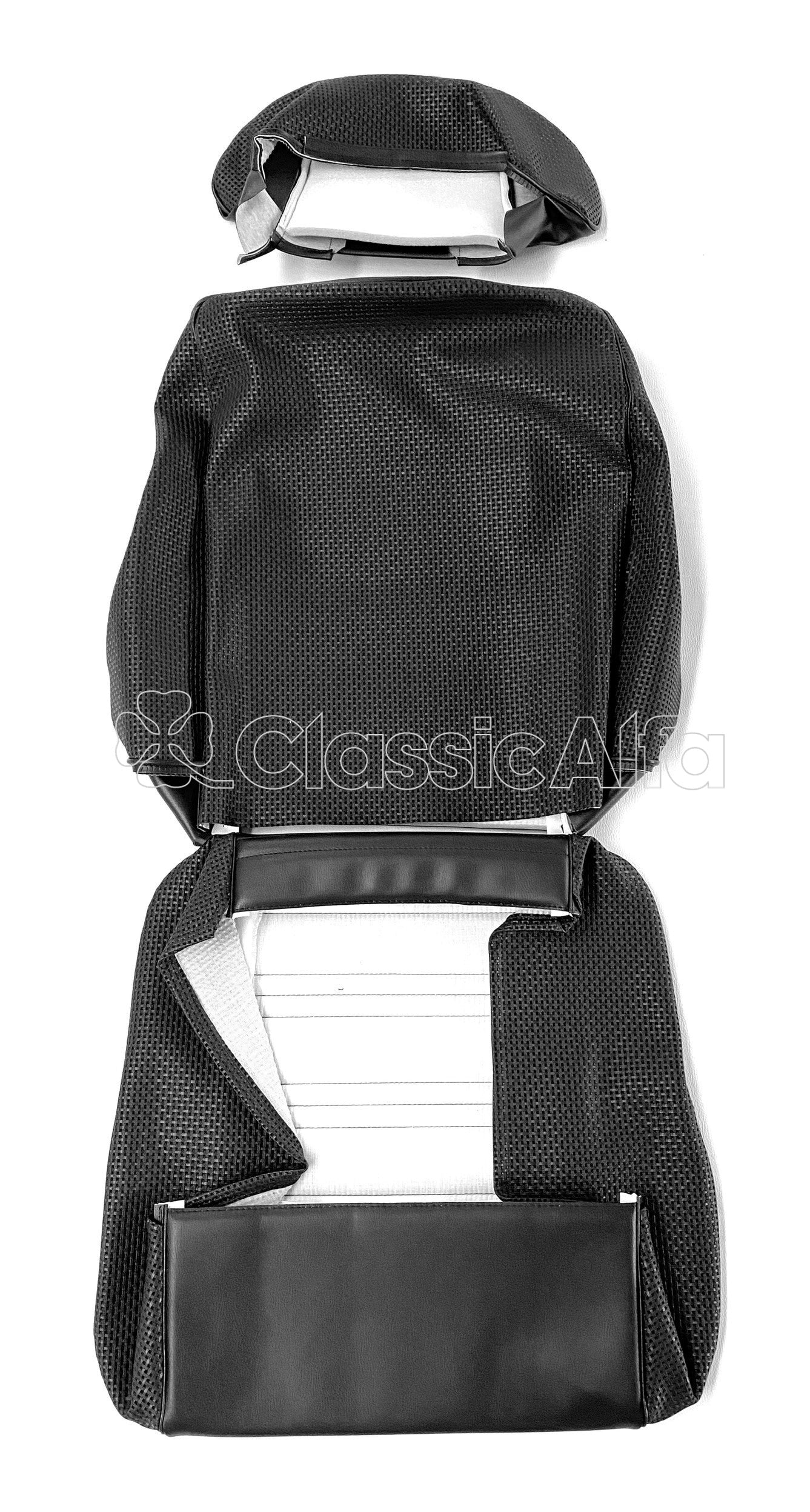 IN024 1750GTV MK 2 FULL SEAT COVER SET - BLACK VINYL