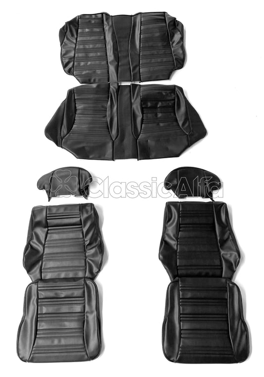 IN024 1750GTV MK 2 FULL SEAT COVER SET - BLACK VINYL