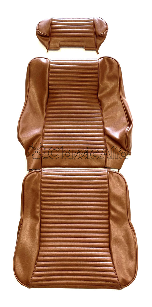 IN028 FRONT SEAT COVER 2000 GTV & GT JUNIOR 1972-77 - BROWN