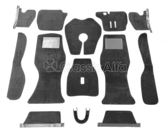 IN056G GT/GTV CARPET SET - GREY - RIGHT HAND DRIVE