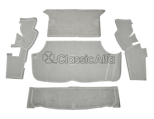 IN060 GT BOOT/TRUNK RUBBER MAT SET - GREY