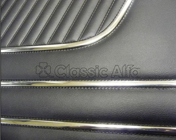 IN076 SPIDER DOOR PANELS 1966-78 BLACK- PAIR LHD & RHD