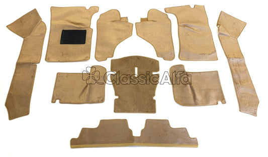 IN132 CARPET SET FOR SPIDER 1990-93 - TAN
