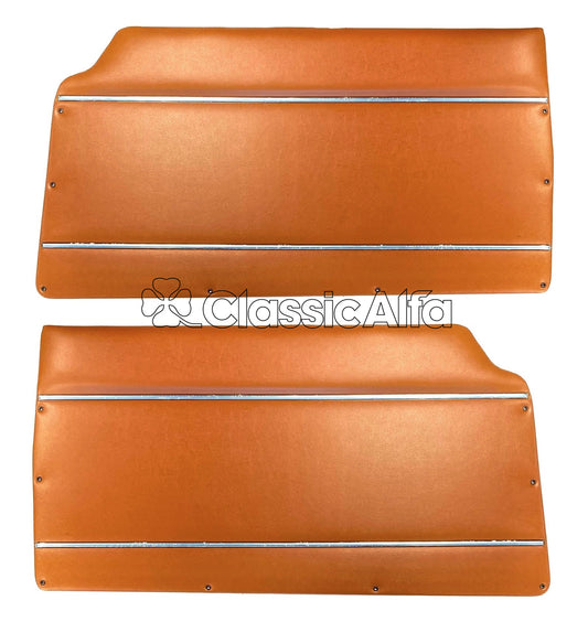 IN150 SPRINT GT/GTV/GT JUNIOR/1750 MK 1 INNER DOOR PANELS - OCHRE- PAIR