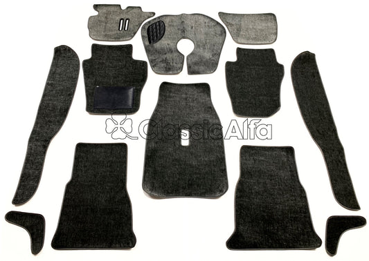 IN260 BERLINA 1750 SALOON GREY CARPET SET - LEFT HAND DRIVE STANDING PEDALS