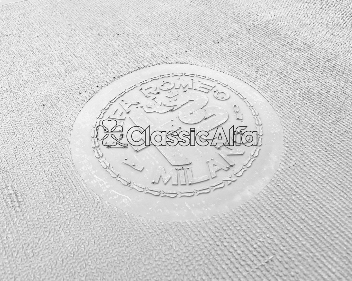 IN262/1 GIULIA SALOON LIGHT GREY BOOT RUBBER MAT SET