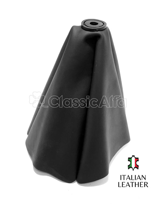 IN323 LEATHER GEAR LEVER GAITER - BLACK 4 ROW