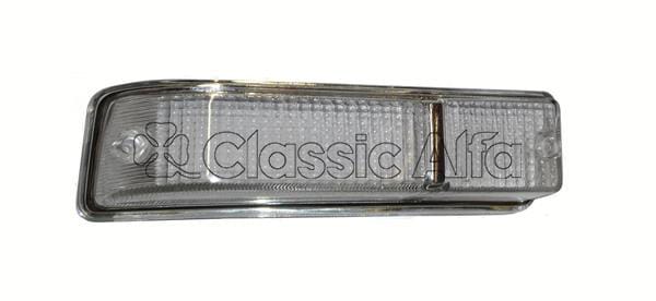 LT012/3 FRONT SIDELIGHT LENS RIGHT - CLEAR VERSION - GT JUNIOR & GTV 1970 ON