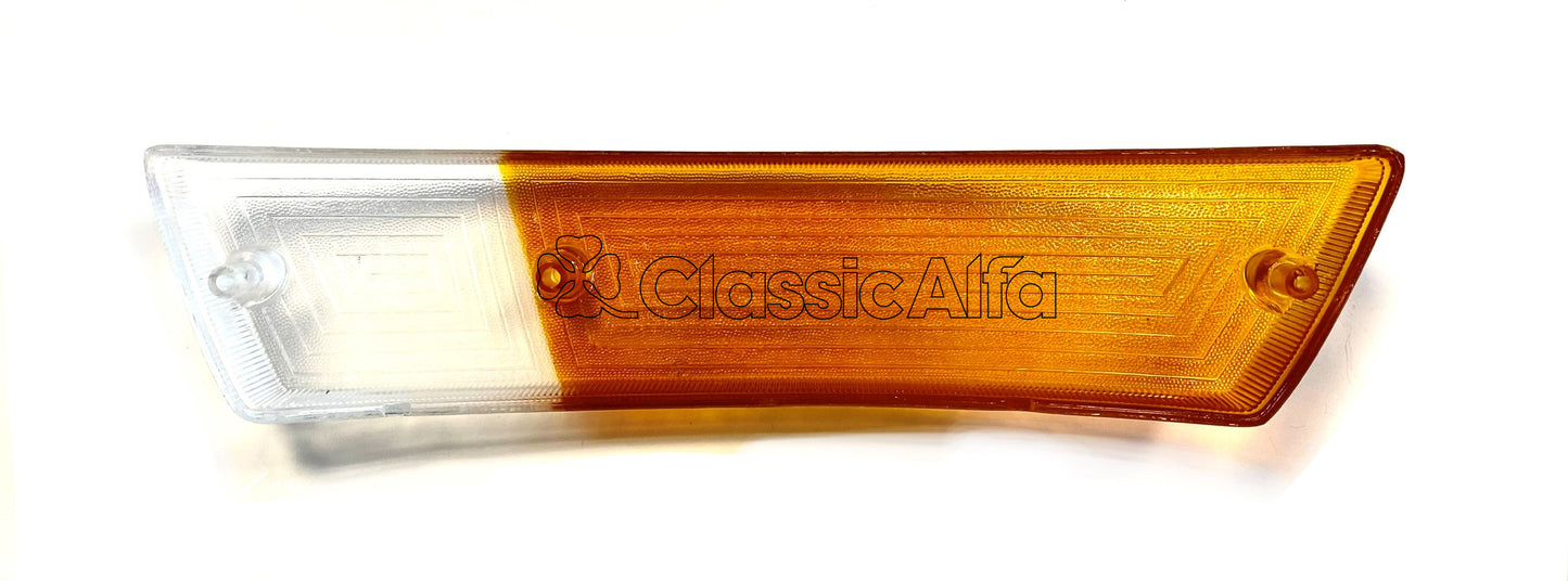 LT040/1 1970-84 SPIDER FRONT LIGHT LENS - RIGHT