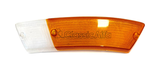 LT040 1970-84 SPIDER FRONT LIGHT LENS- LEFT