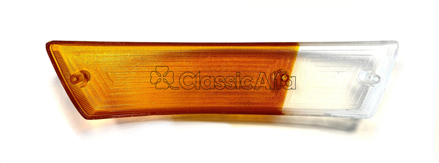 LT040 1970-84 SPIDER FRONT LIGHT LENS- LEFT